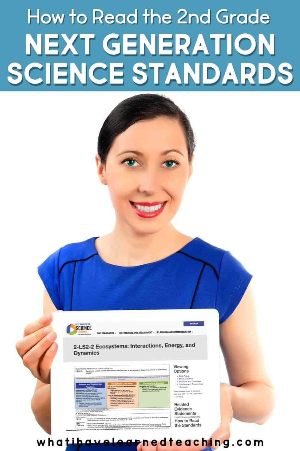 How to Read the 2nd Grade Next Generation Science Standards